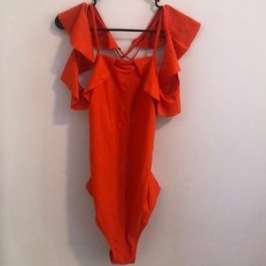 Orange old navy bathing suit